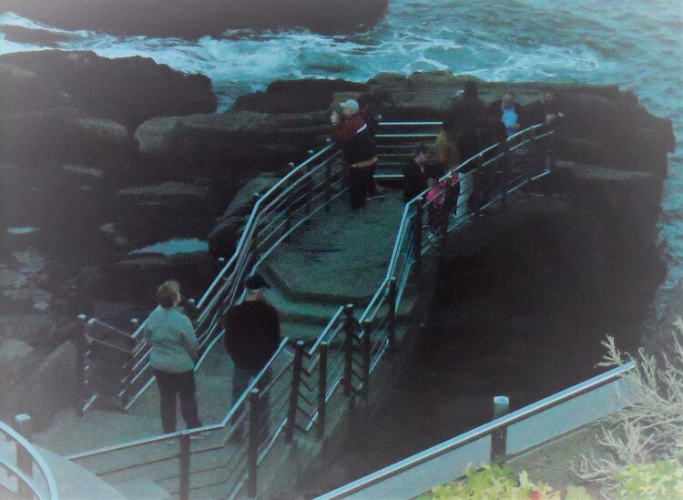 Thunder Hole at Dusk