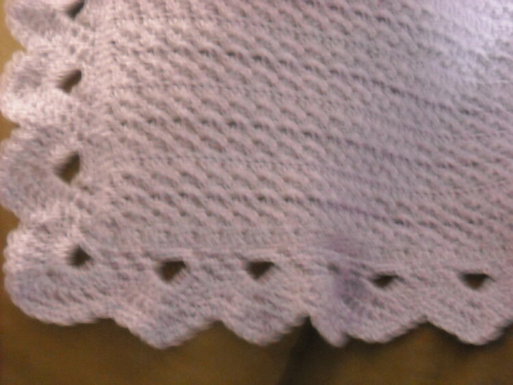 Lavender Baby Blanket