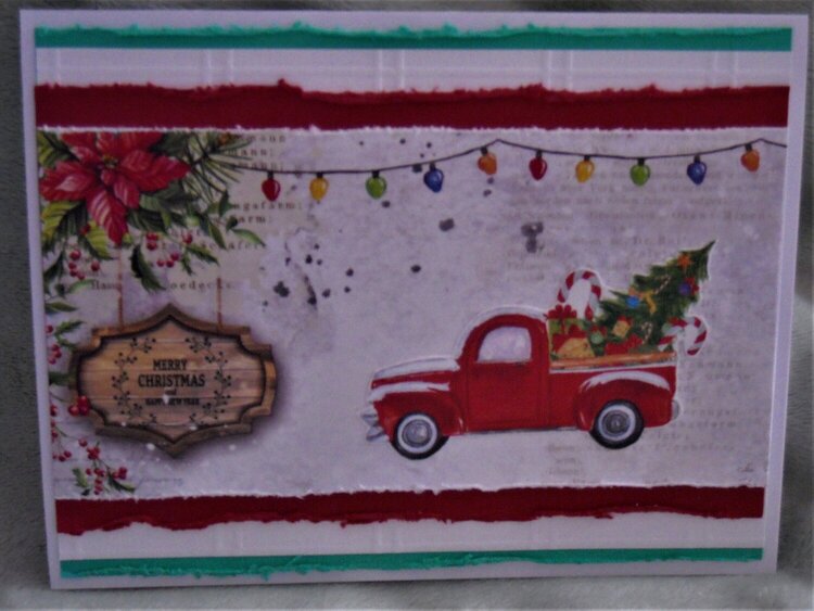 Merry Christmas (Red Truck)