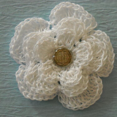 Hand Crocheted Flower