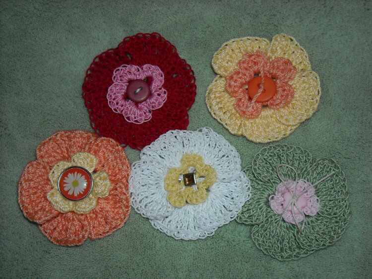 The Quad Crocheted Flower