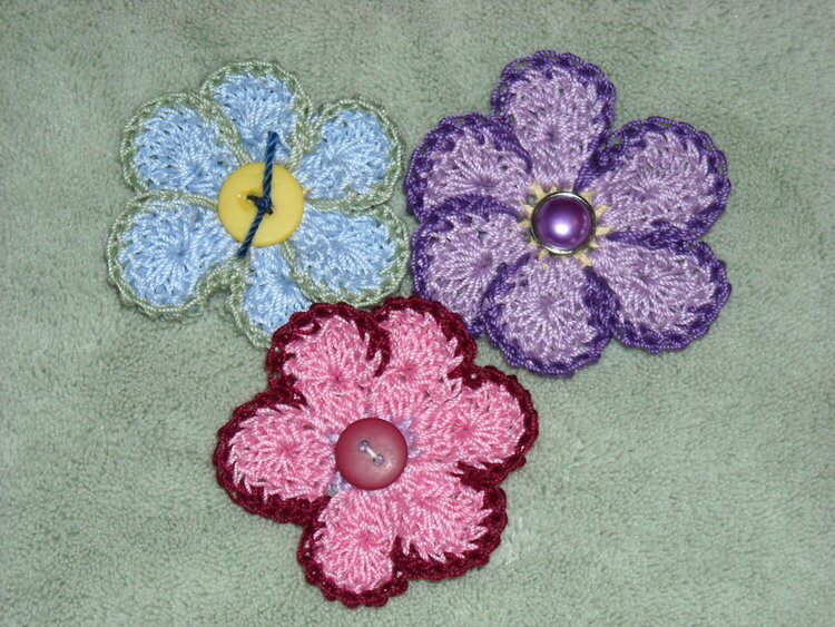 The Spin Crocheted Flower