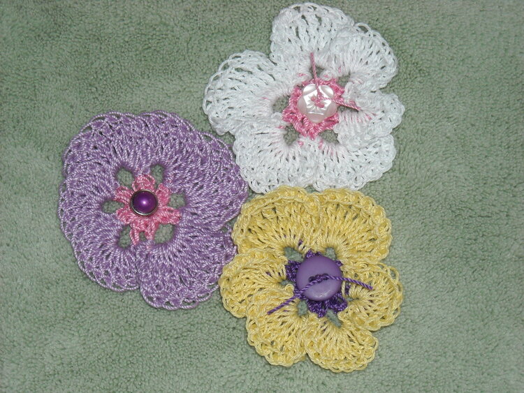 The Quad, Triple, Double Crochet Flower