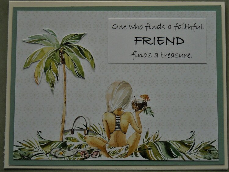 One who finds a faithful Friend finds a treasure.