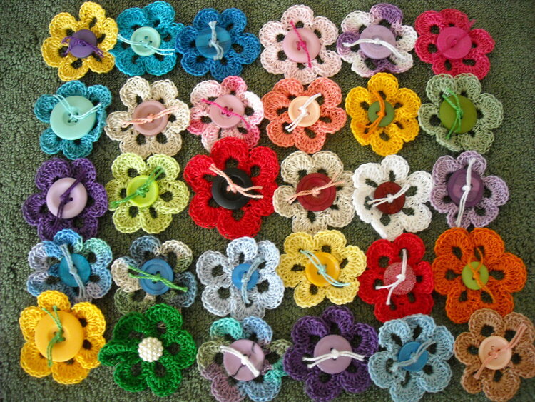 Crocheted English Rose