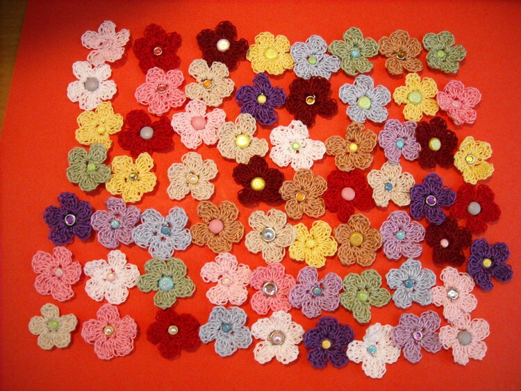 Assorted Crochet Flowers