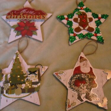 Star Christmas Tree Ornaments