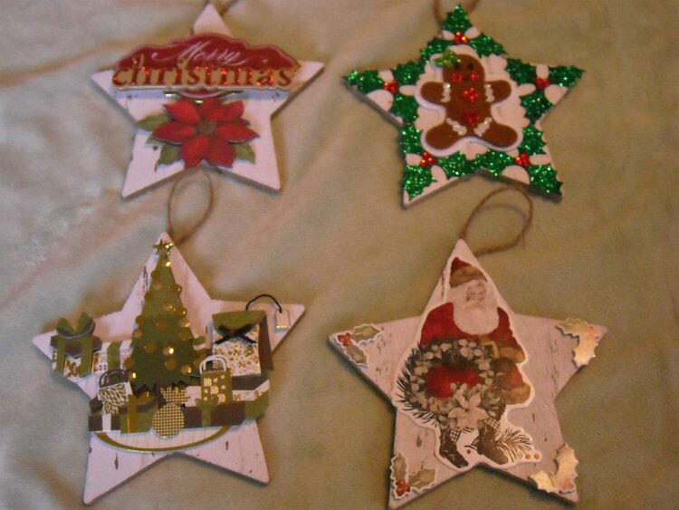 Star Christmas Tree Ornaments