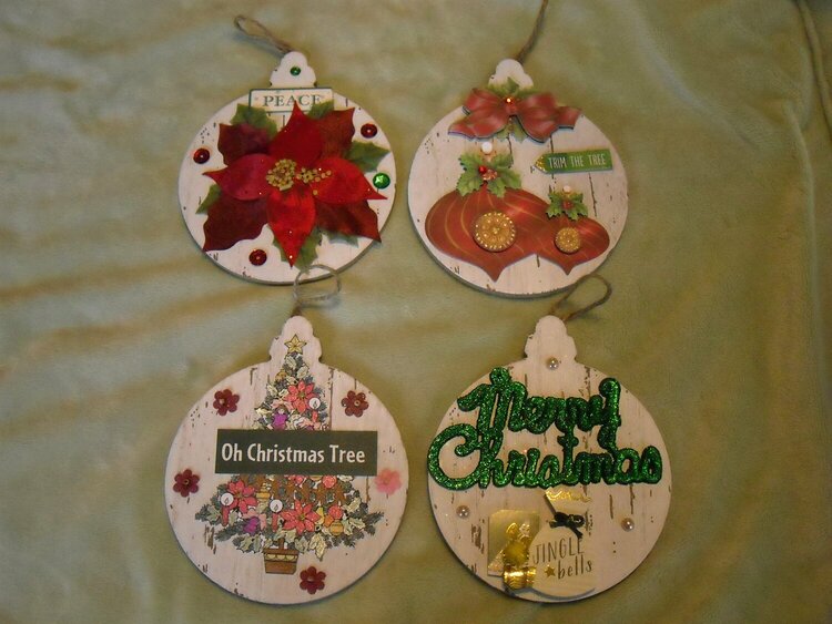 Christmas Tree Bulb Ornaments