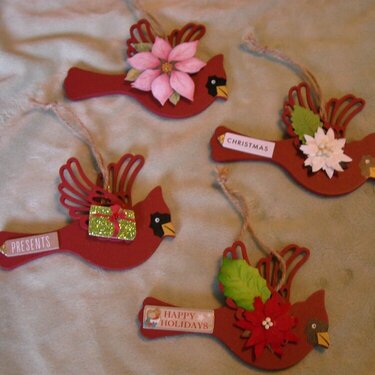 Cardinal Christmas Tree Ornaments #2