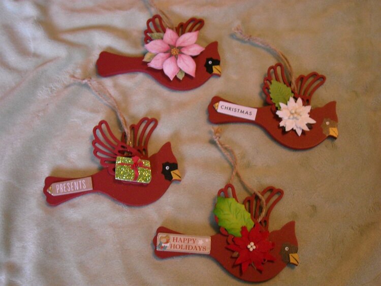 Cardinal Christmas Tree Ornaments #2