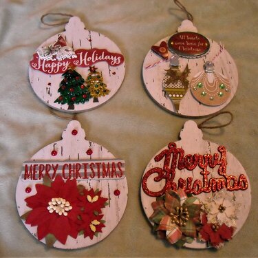 Bulb Christmas Tree Ornaments