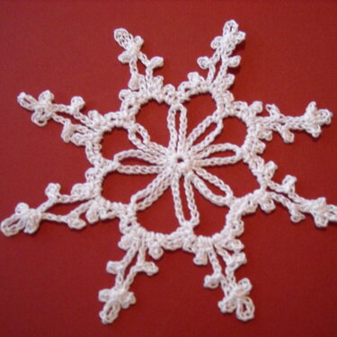 Crocheted Snowflake