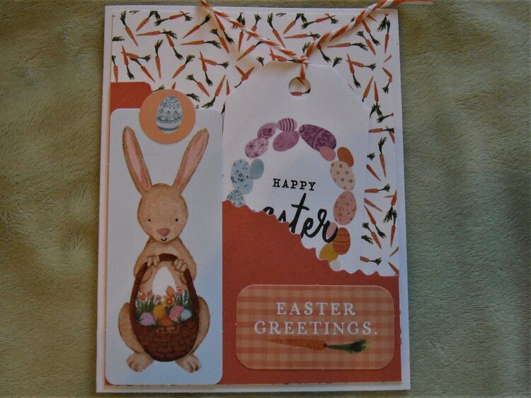 Easter Greetings Tag Card