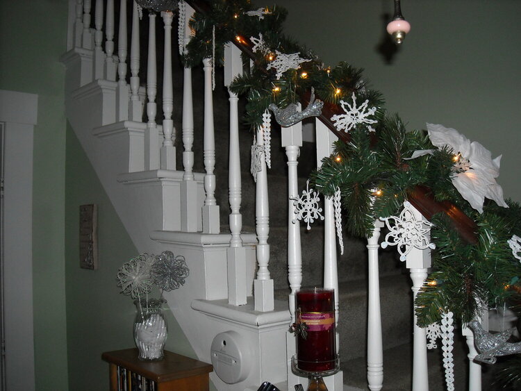 Christmas Decorations Stairway