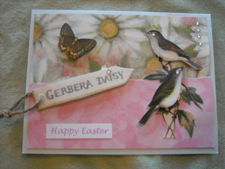 Happy Easter Gerbera Daisy