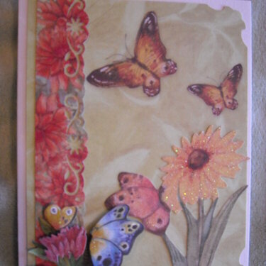 The Butterflies (blank card)