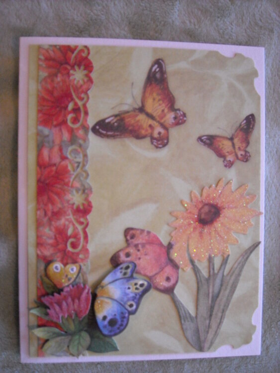 The Butterflies (blank card)