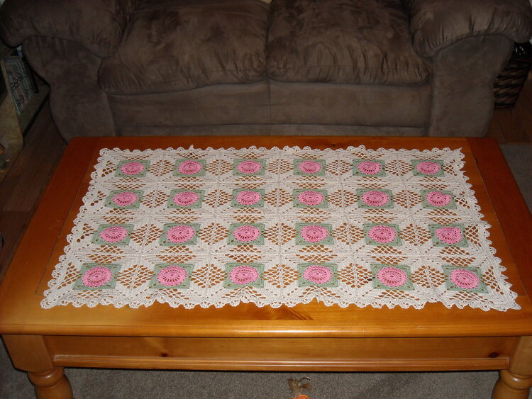 Coffee Table Doily Scarf