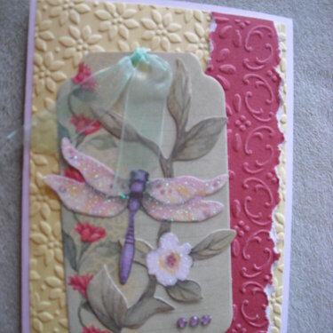 Dragonfly Tag Card