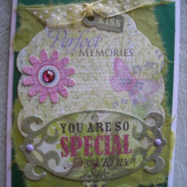 You Are So Special to me Tag Card