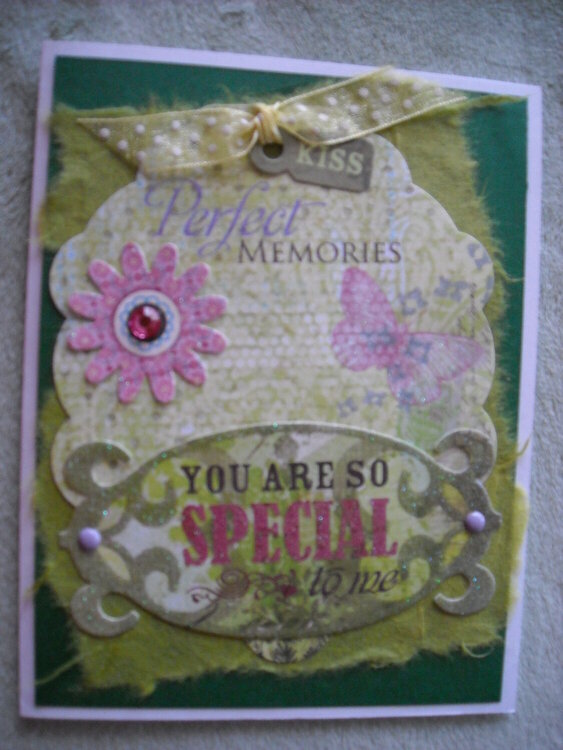 You Are So Special to me Tag Card