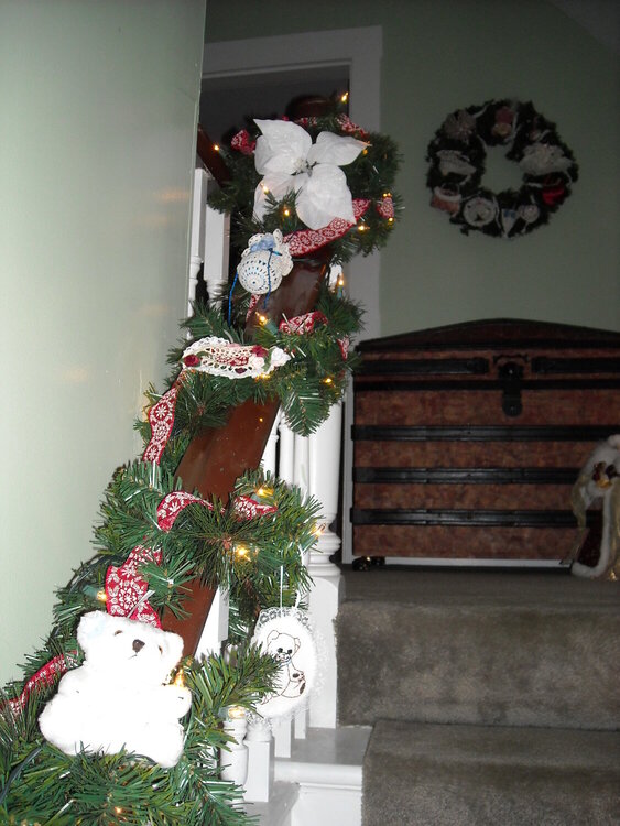 Decorated Stairway