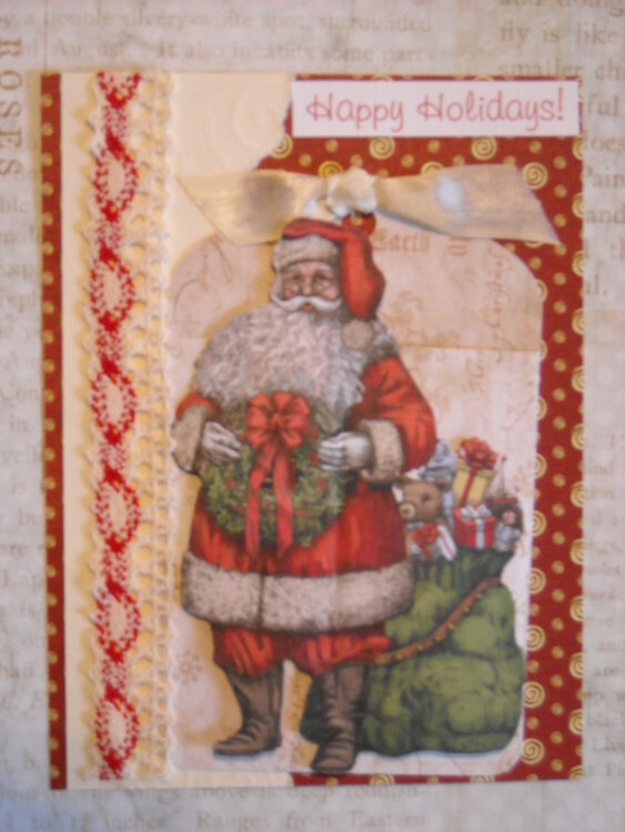Santa Tag Card