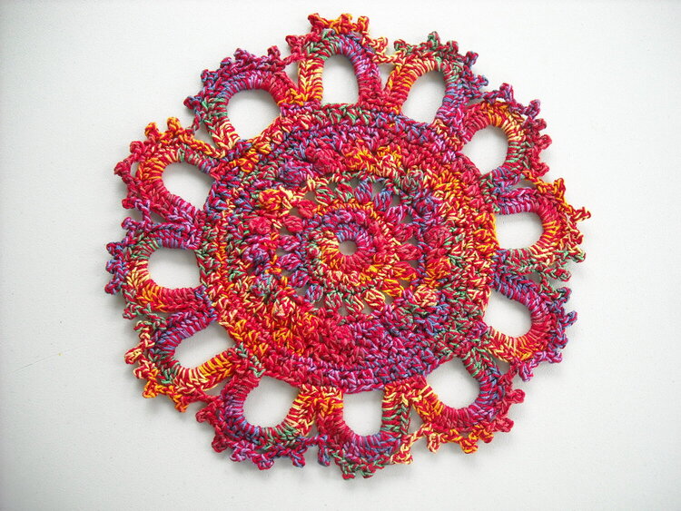 Festive Crochet Doily