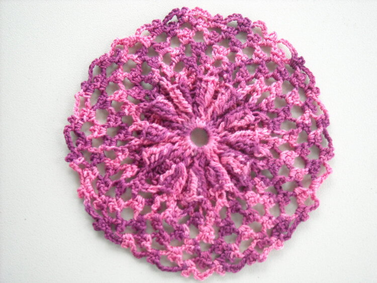 7&quot; Verigated Crochet Doily