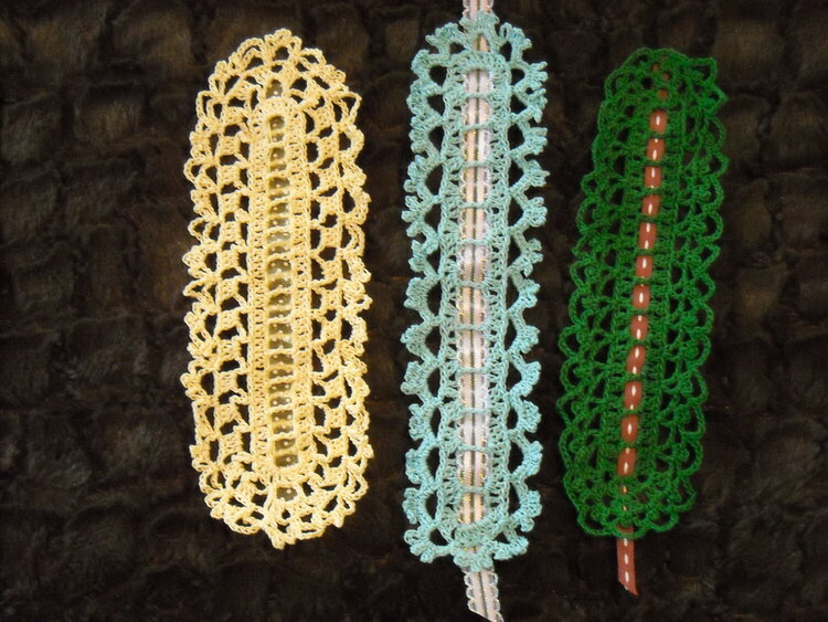 Hand Crocheted Bookmarks