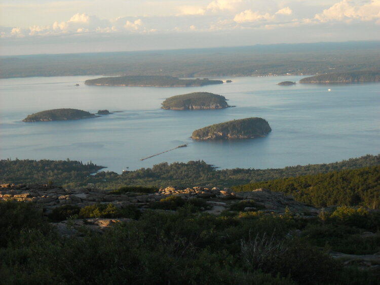 Porcupine Islands from Cadillac Mountain