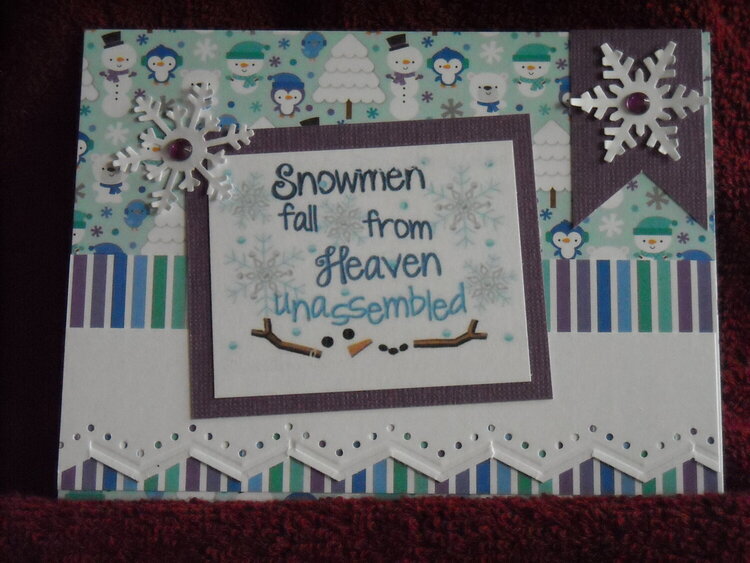 Snowmen fall from Heaven unassembled #1