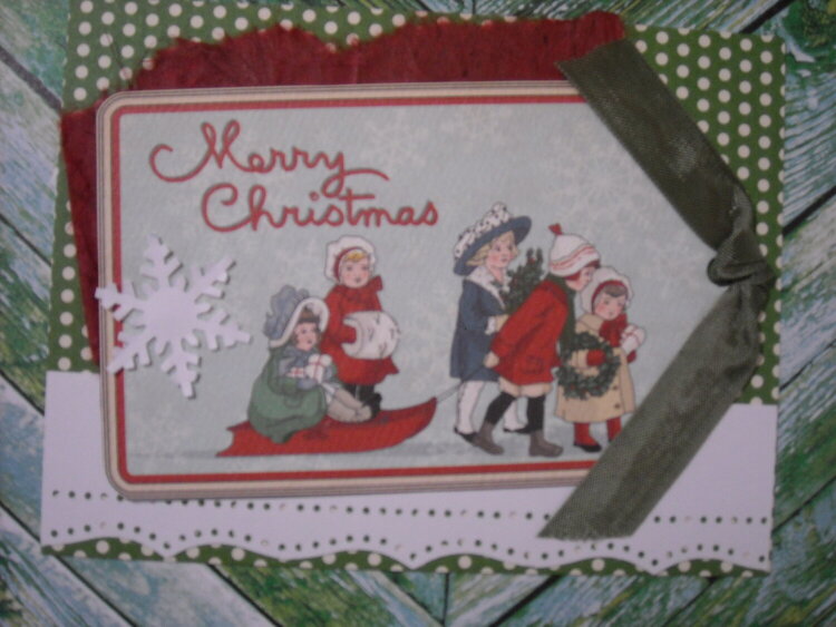 Merry Christmas Tag Card