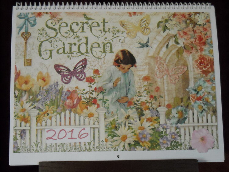 Secret Garden Wall Calendar Cover