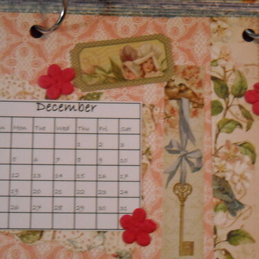 Secret Garden Desk Calendar (December)