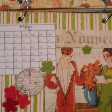 Times Nouveau Desk Calendar (May)