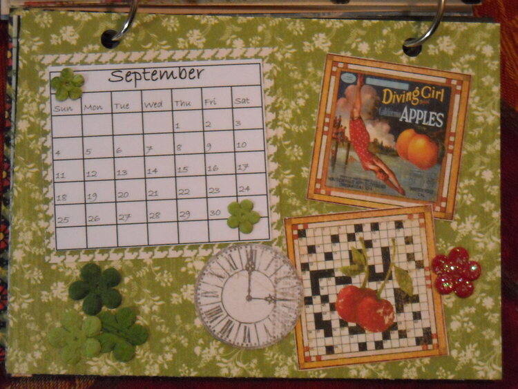 Times Nouveau Desk Calendar (September)