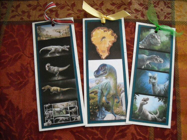 Dinosaur Bookmarks