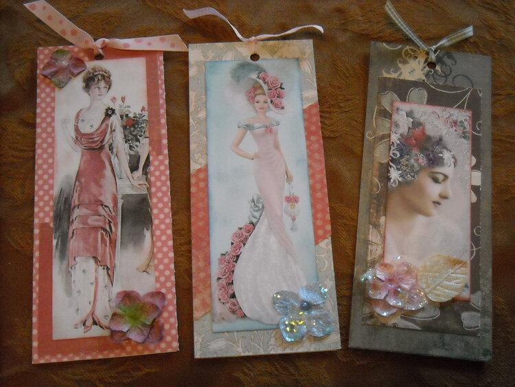 More Vintage Lady Bookmarks