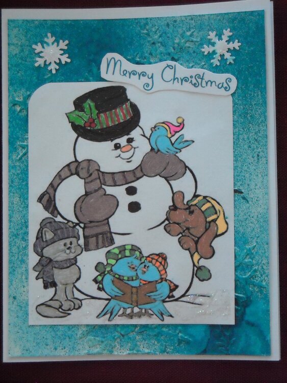 Merry Christmas (Frosty &amp; Animals)