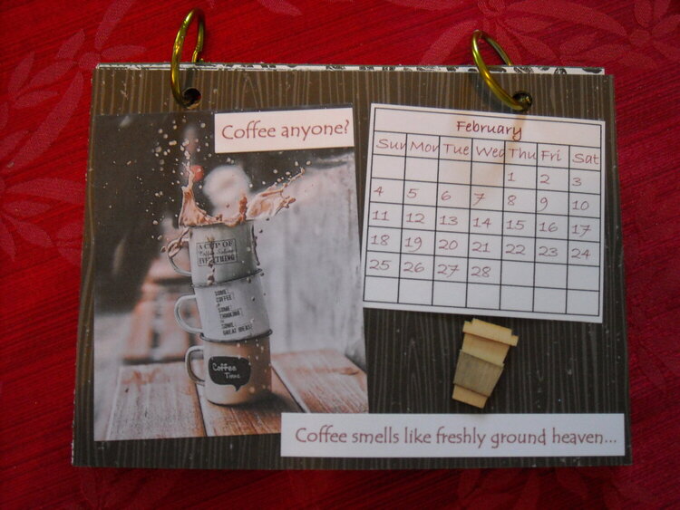Coffee calendar - February