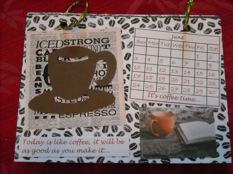 Coffee calendar - June