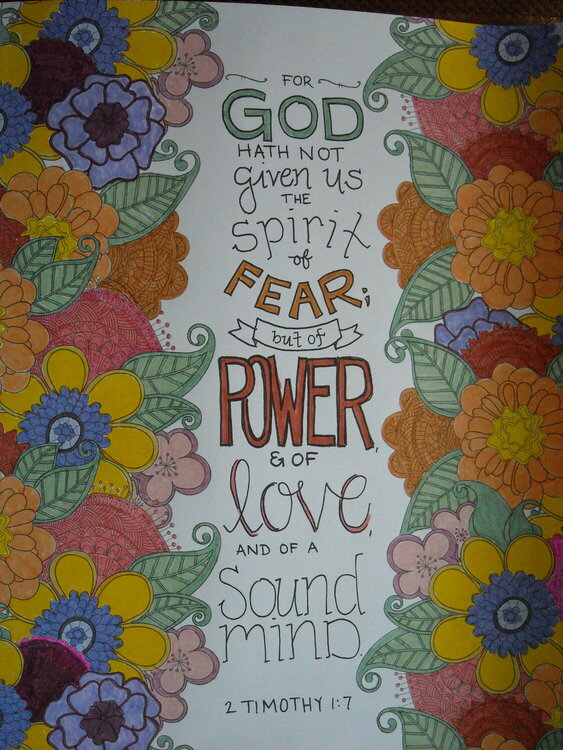 For God Hath Not Given Us the Spirit of Fear