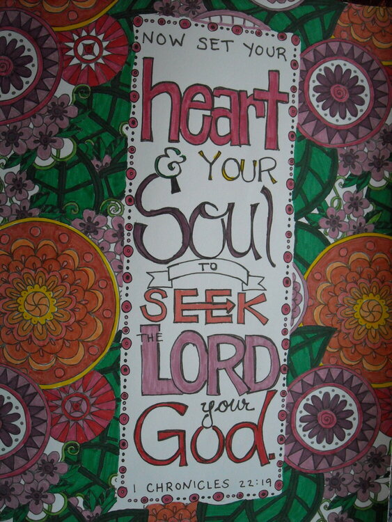 Now set your heart &amp; your Soul