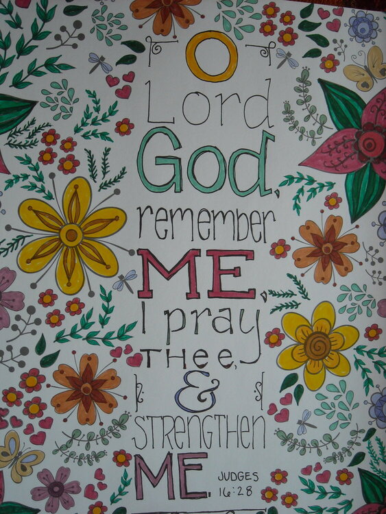O Lord God remember Me