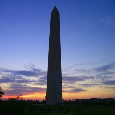 Washington Monument at Sunset -Destinations