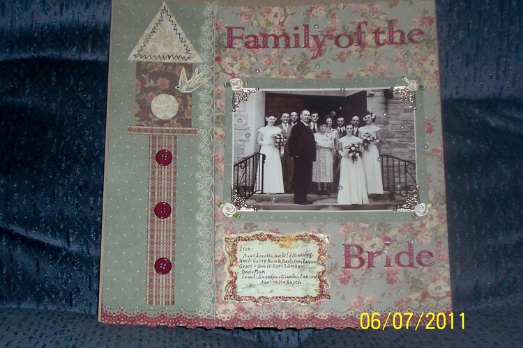My aunt &amp; uncle&#039;s wedding 1949 p.2