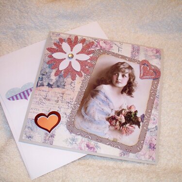 Pink, Blues &amp; Lavender Valentine&#039;s Day Girl #2