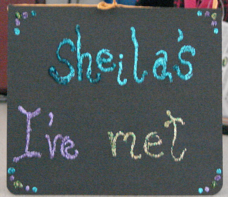 Sheila&#039;s I&#039;ve met